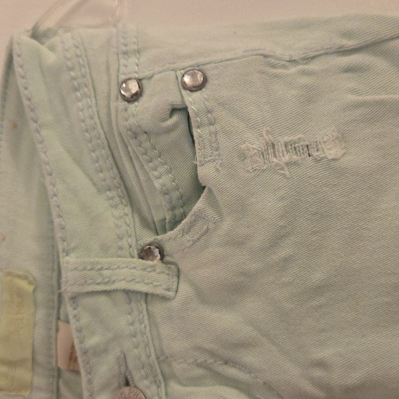 Almost Famous Mint Green Jeans - Picture 3 of 16